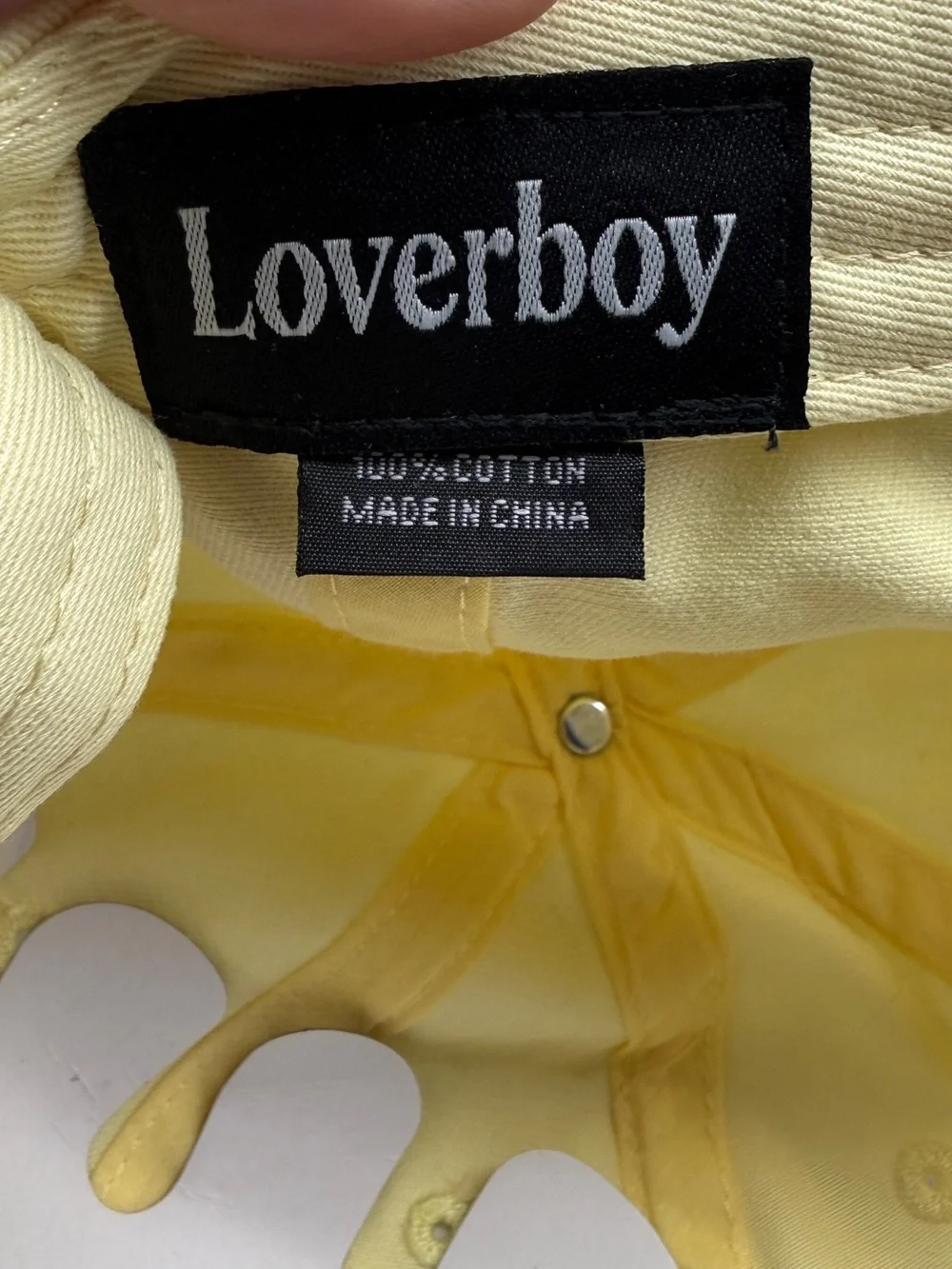 Loverboy Limoncello Yellow Adjustable Boat Hat